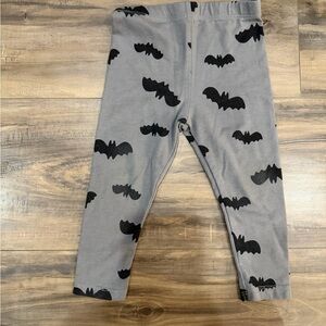 Kids Gray Bat Print Leggings
